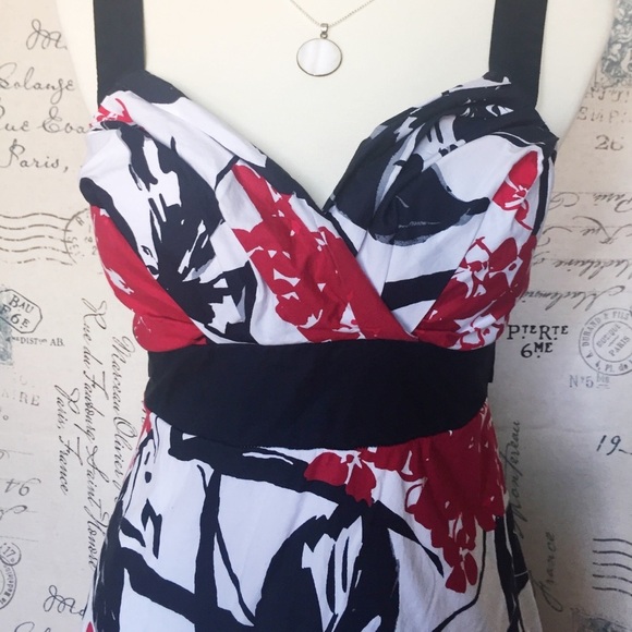 Speechless Rockabilly Vintage Cotton Floral Print Summer Dress - Picture 6 of 14